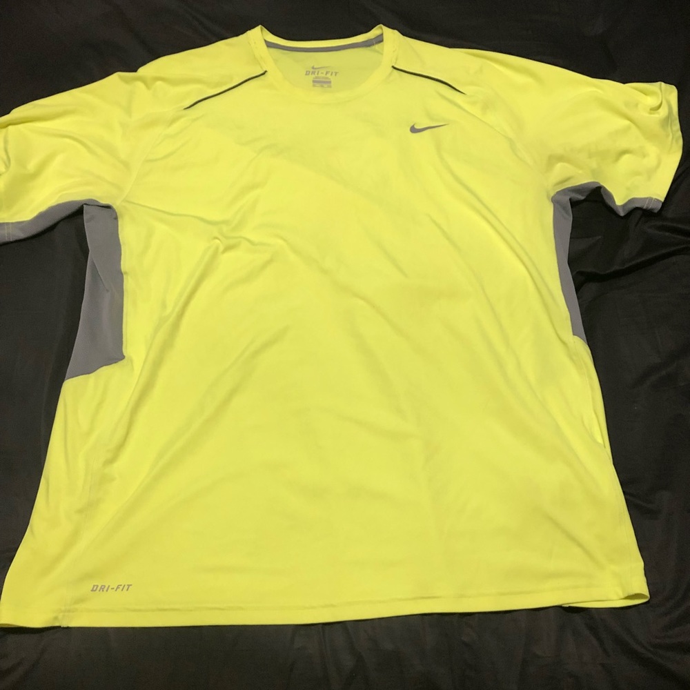 Yellow nike shirt size XXL